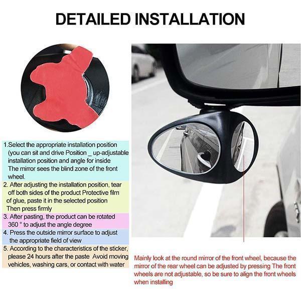 Car Blind Spot Rearview Mirror