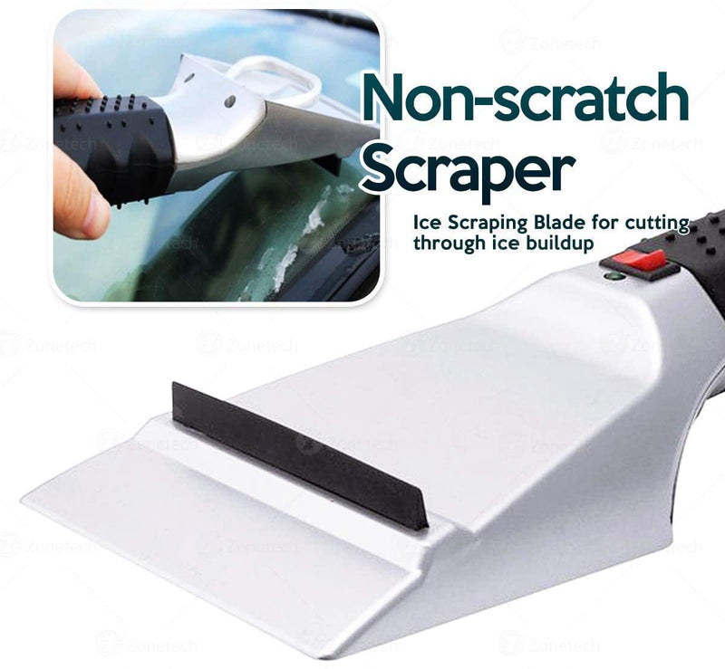 Snow shovel 12V Auto Heated Snow Ice Scraper Winter Windshield Electric Snow and Non-Scratch Ice Scraper for Melting Ice and Snow