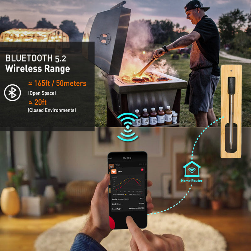 Cooking probes | Original Bluetooth® Long Range Smart Meat Thermometer