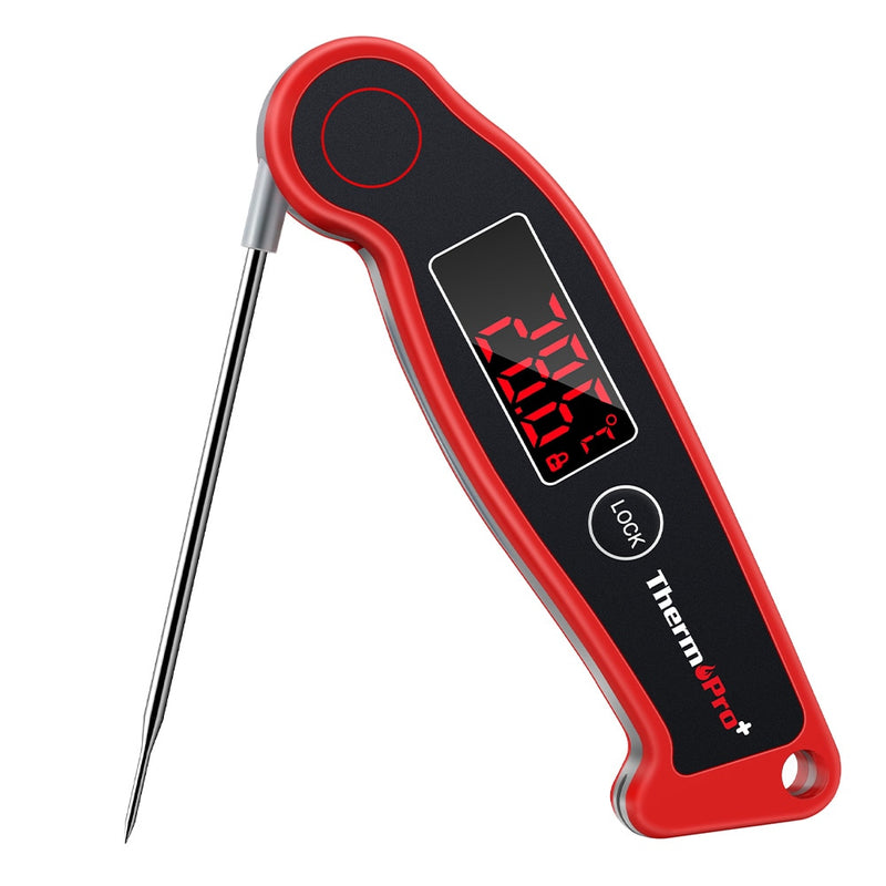 ThermoPro TP19 Instant Fast Reading Digital Meat Thermometer Waterproof Grilling BBQ Thermometer LED Display Kitchen Thermometer