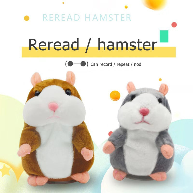 Amiable Talking Hamster Stuffed Plush Animal