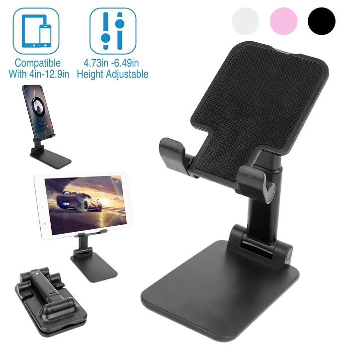 Foldable Desktop Phone Stand Angle Height Adjustable Holder