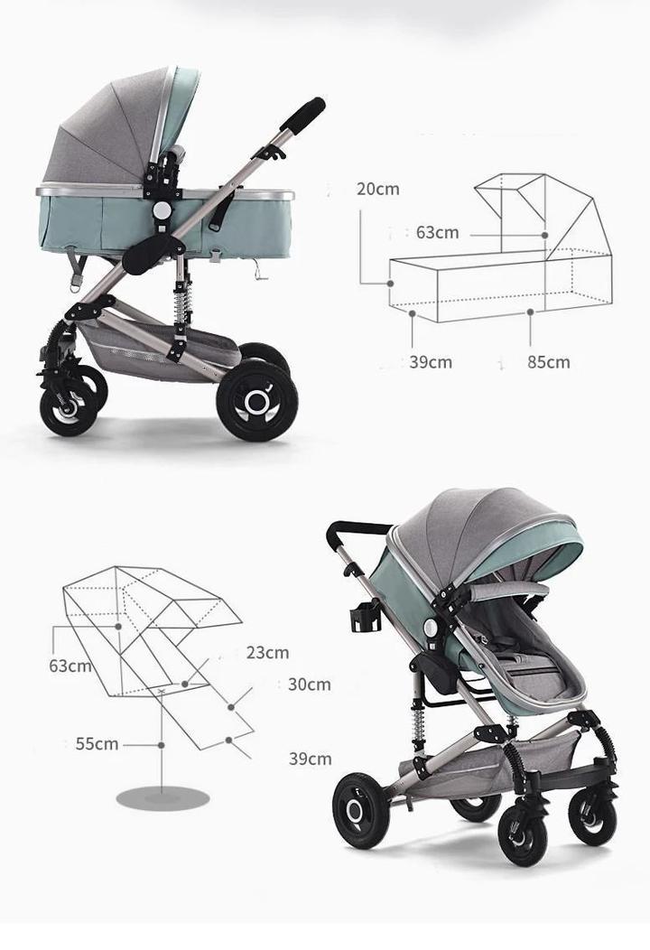 Premium 3-in-1 Stroller