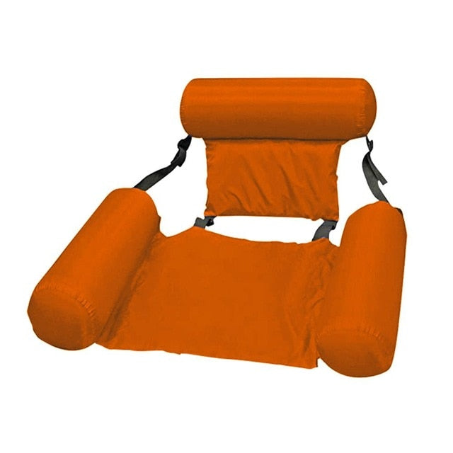 Foldable Backrest Inflatable Floating Bed