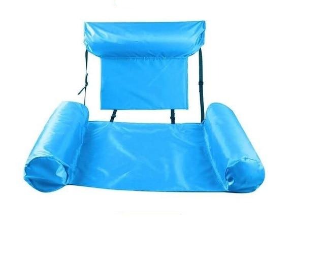 Foldable Backrest Inflatable Floating Bed