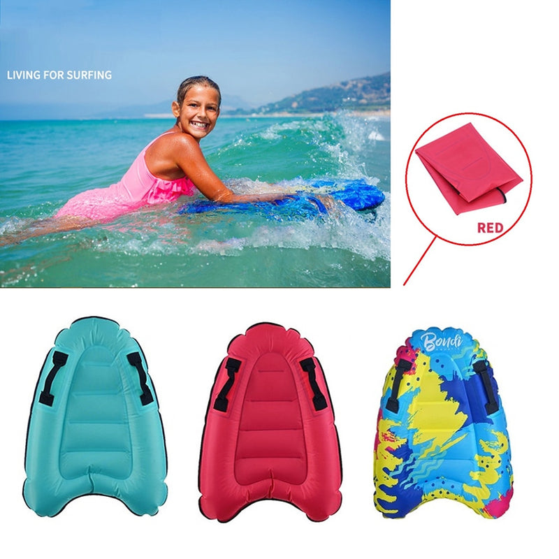 Inflatable Boogie Boards for Kids Swimming Pool Floating Toys, Learn to Swim Water Boards