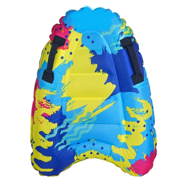 Inflatable Boogie Boards for Kids Swimming Pool Floating Toys, Learn to Swim Water Boards