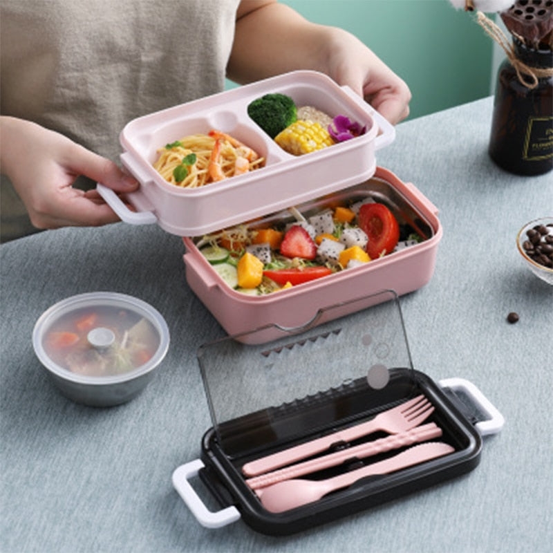 Stainless Steel Lunch Box  For School Kids and Office Worker