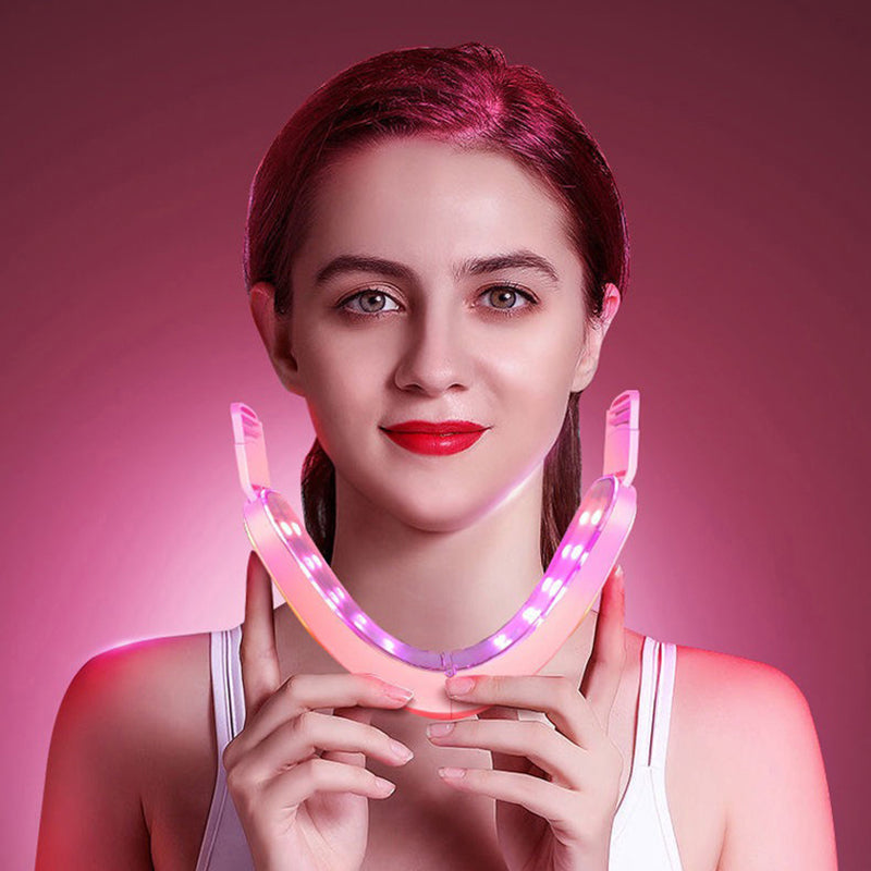 V-Care – Lifting and Shaping Face Massager Device with Microcurrent, EMS, and Infrared Light