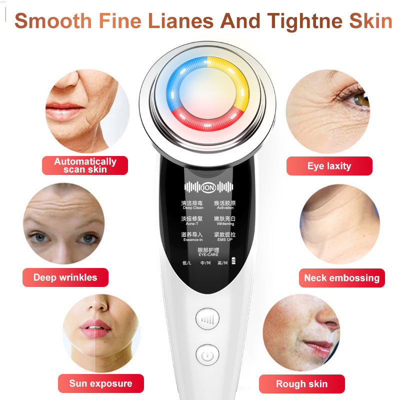 7 in 1 Mesotherapy LED Skin Rejuvenator | Anti-Wrinkles & Lifting